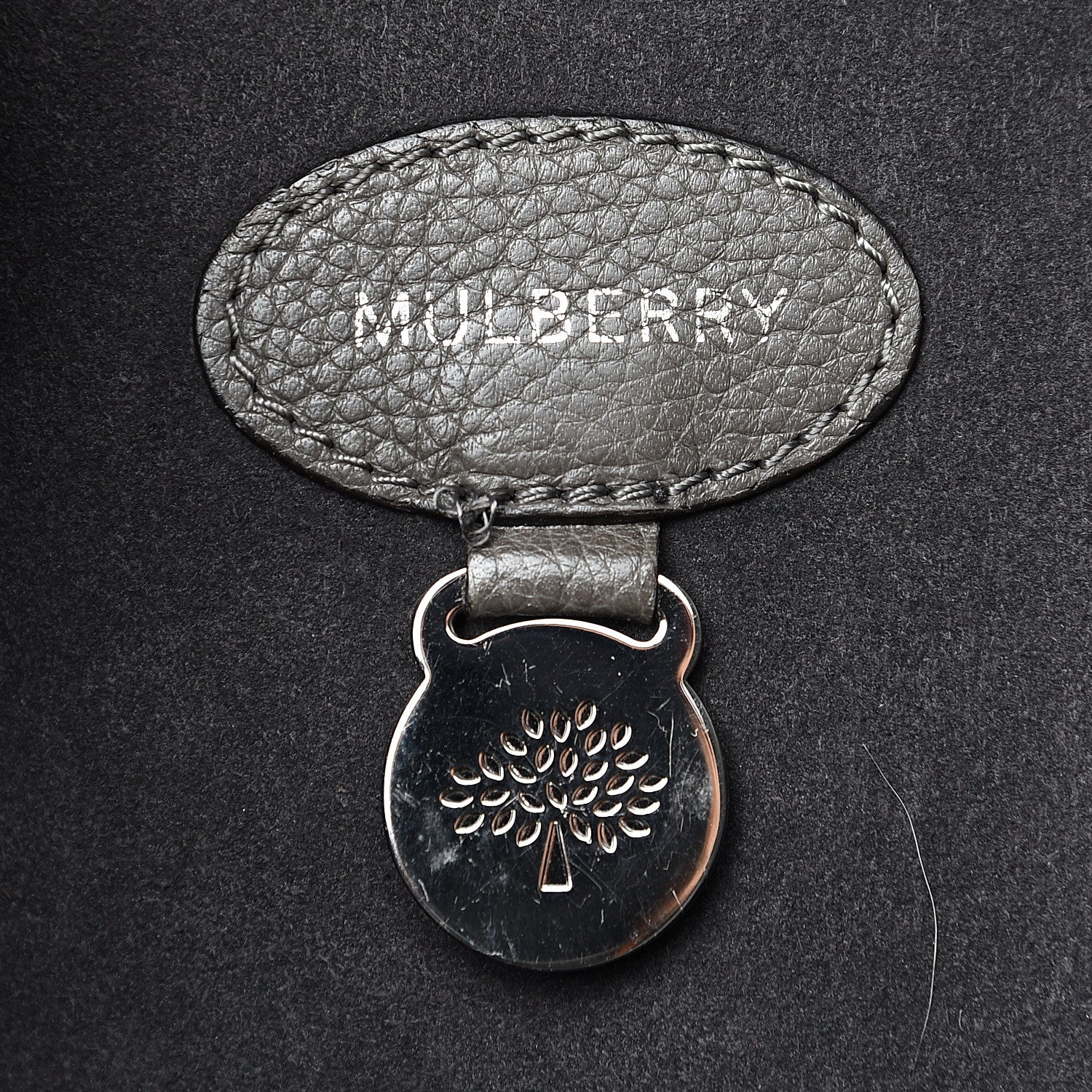 Mulberry Classic Grain Calfskin Bayswater Mole Grey 11 of 14