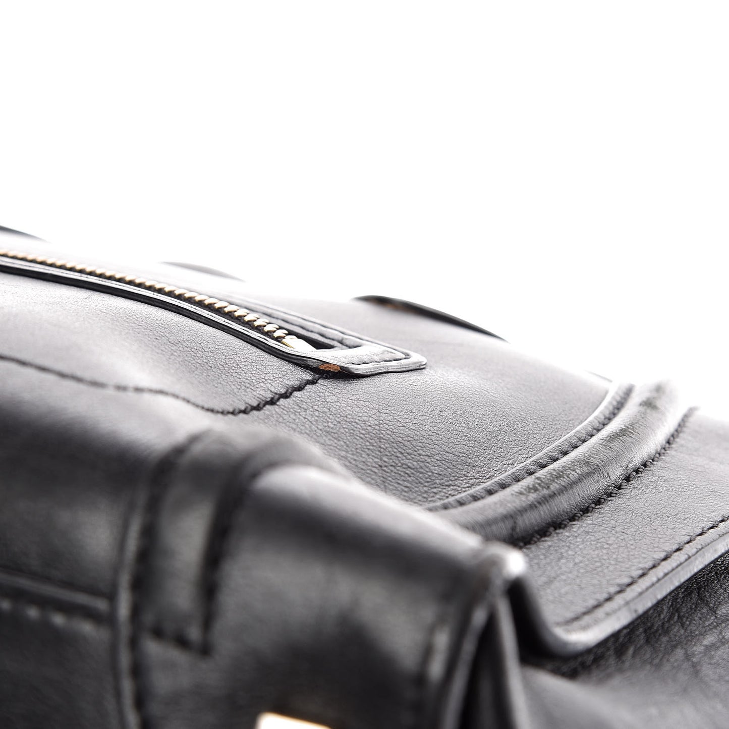 Smooth Calfskin Mini Luggage Black