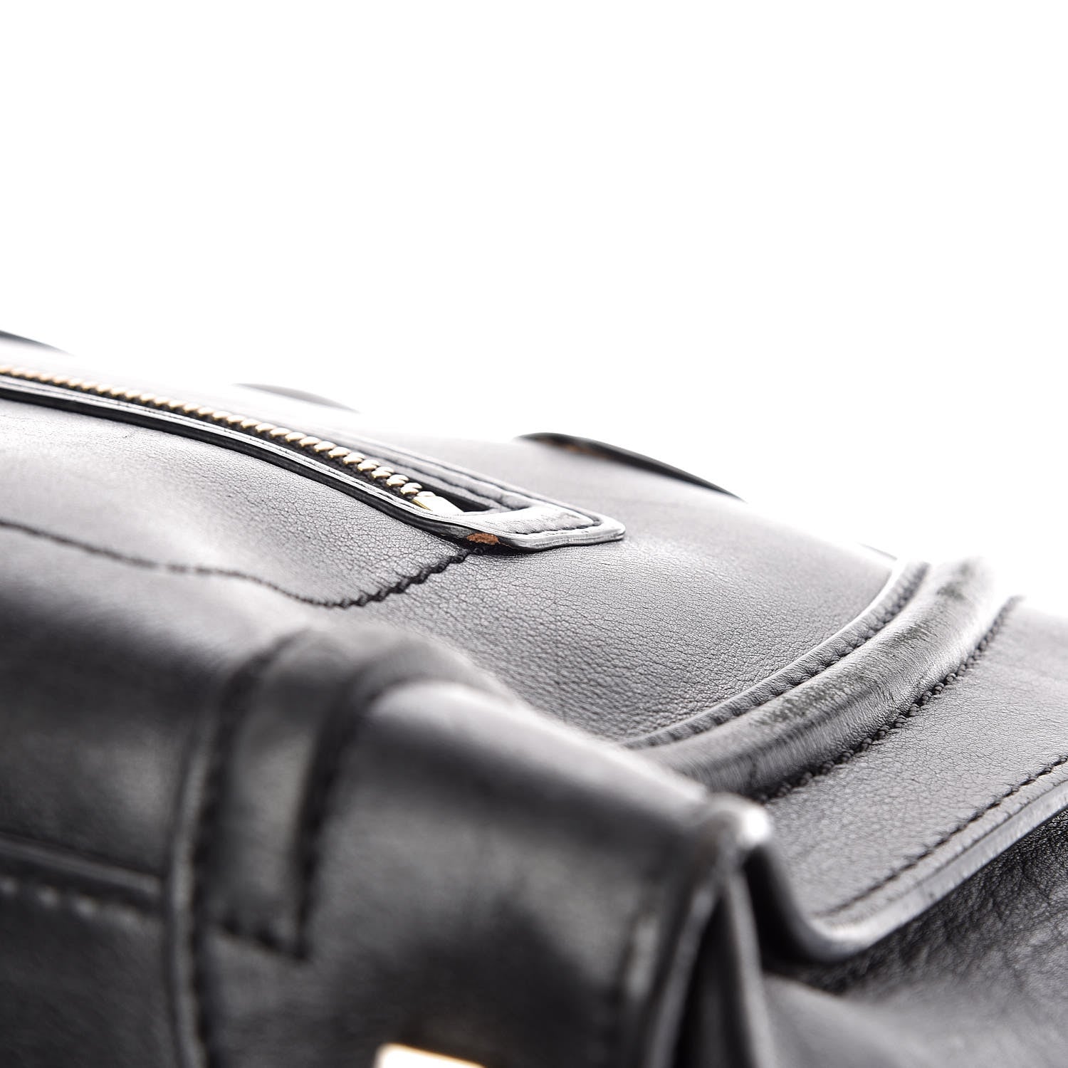 Celine Smooth Calfskin Mini Luggage Black 28 of 30