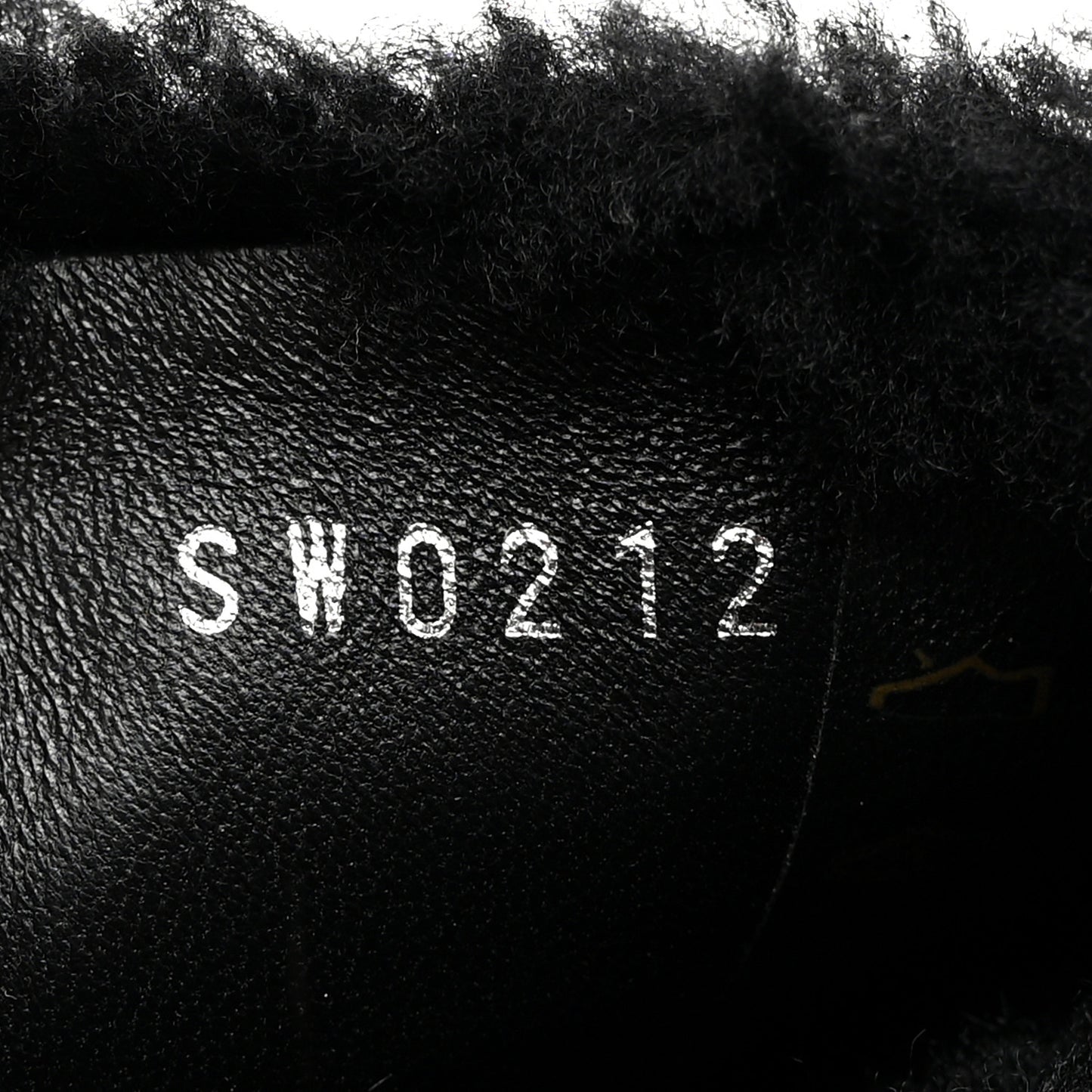 Shearling Magnetic Flat Mule 40 Black