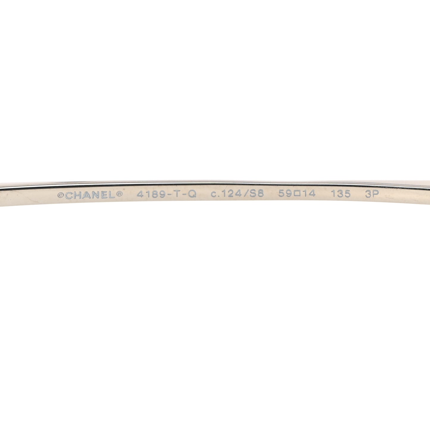 Aviator CC Sunglasses 4189-T-Q Silver Black