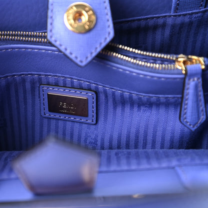 Fendi Vitello Elite Petite 2Jours Tote Viola Cassis 8 of 9