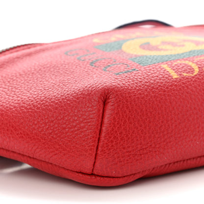 Gucci Grained Calfskin Small Logo Belt Bag Hibiscus Red 10 of 11