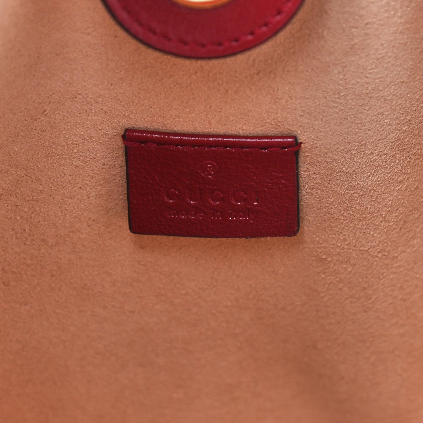 Calfskin Large Rajah Chain Tote Romantic Cherry