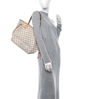 Louis Vuitton Damier Azur Neverfull MM 2 of 10