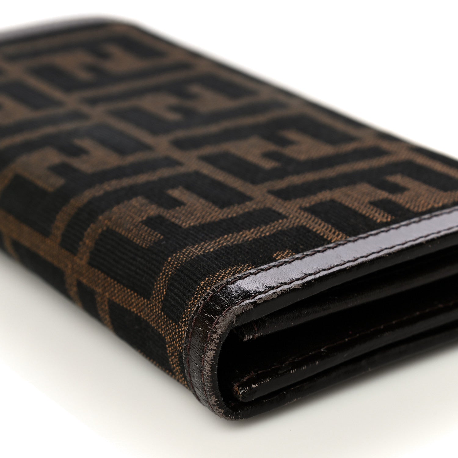 Fendi Zucca Continental Wallet Tobacco 10 of 15