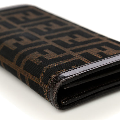 Fendi Zucca Continental Wallet Tobacco 10 of 15