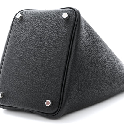 Hermes Taurillon Clemence Picotin Lock 18 PM Black 10 of 11