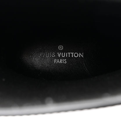 Louis Vuitton Rubber Embossed Monogram Splash Rain Short Boots 39 Black 6 of 7