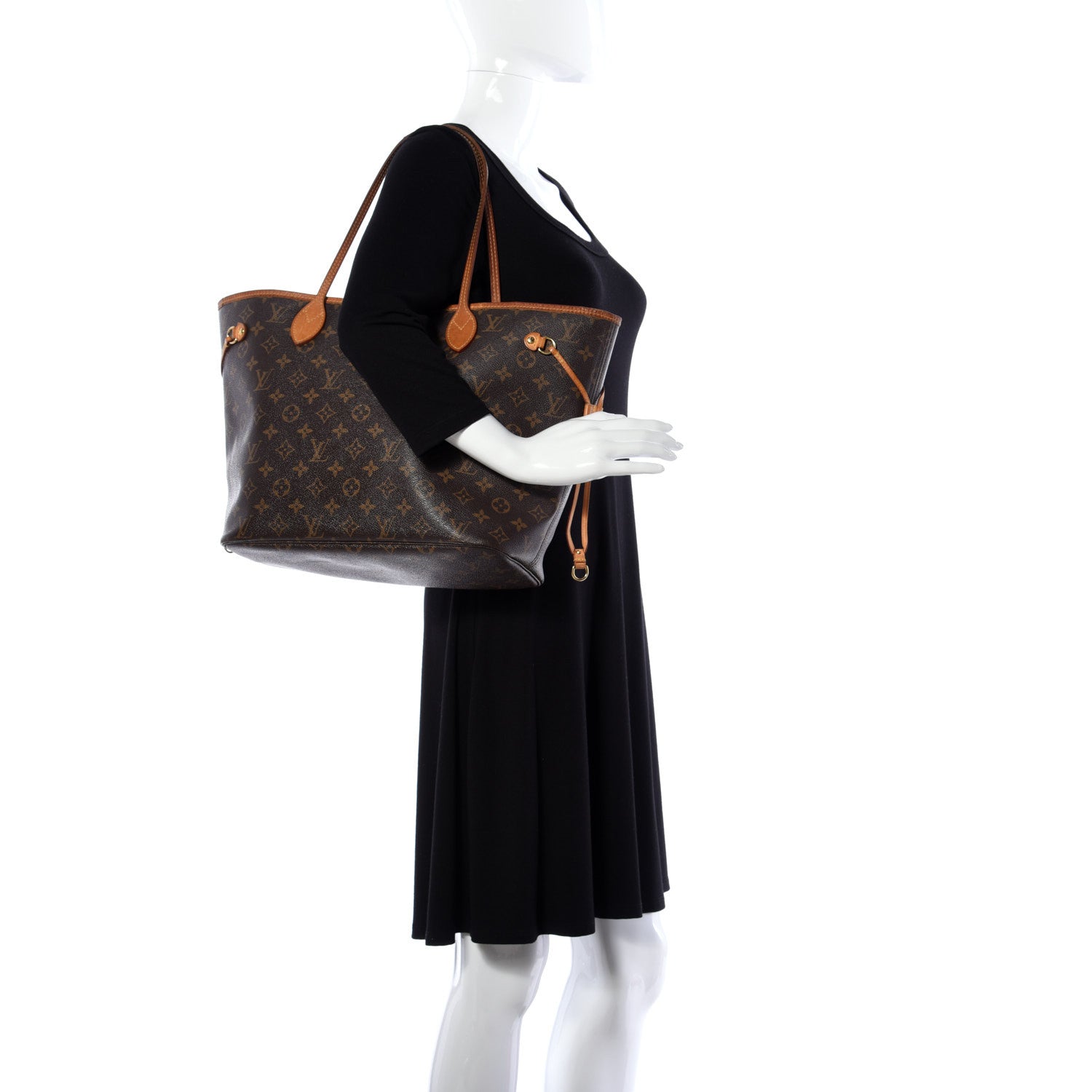 Louis Vuitton Monogram Neverfull MM 2 of 10