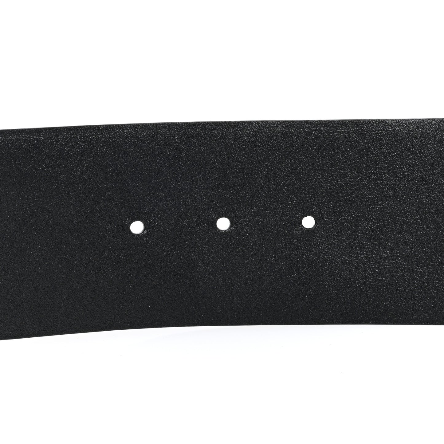Suede Pearl Logo Chain Belt 75 30 Black