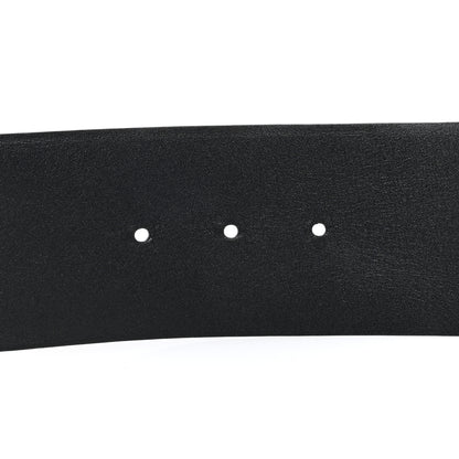Chanel Suede Pearl Logo Chain Belt 75 30 Black 4 of 4