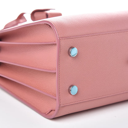 Saint Laurent Grained Calfskin Baby Sac De Jour Dark Rose 6 of 11