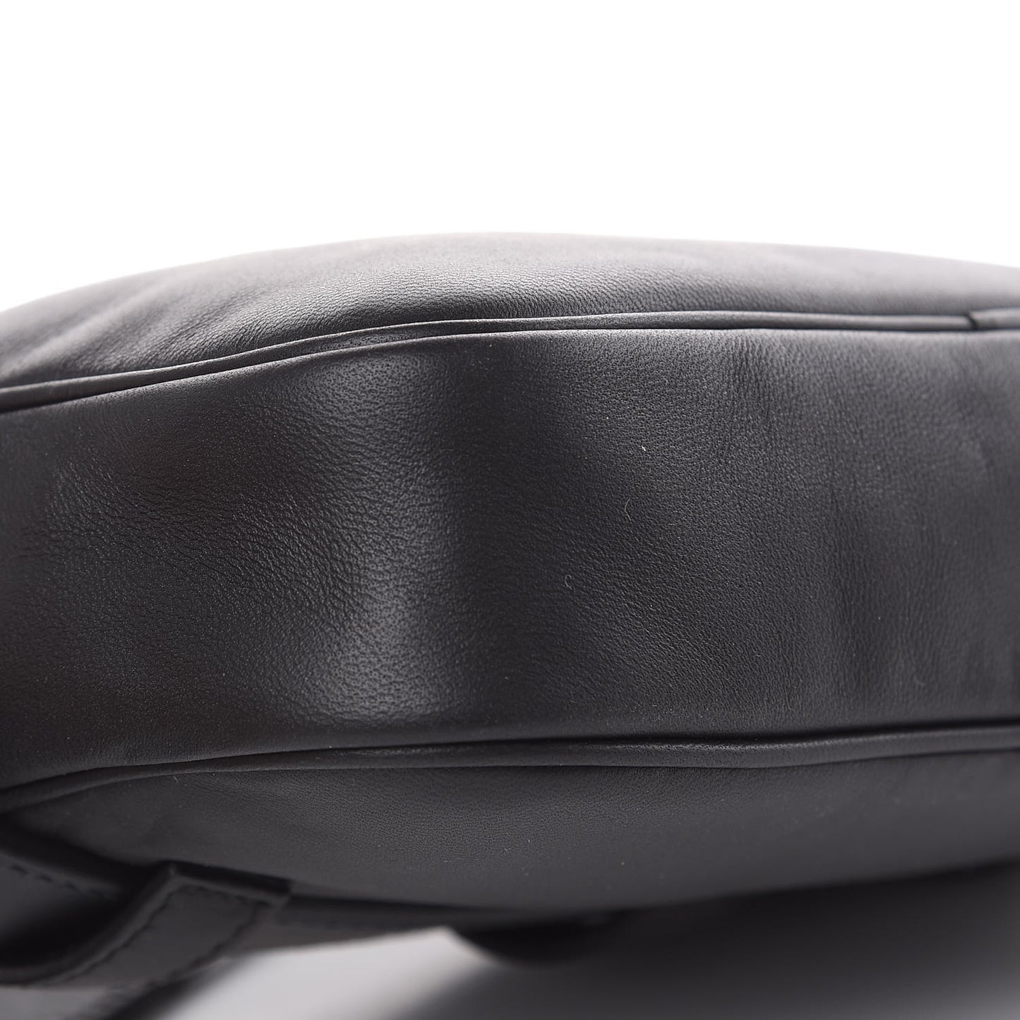 Nappa Intrecciato Belt Bag Black