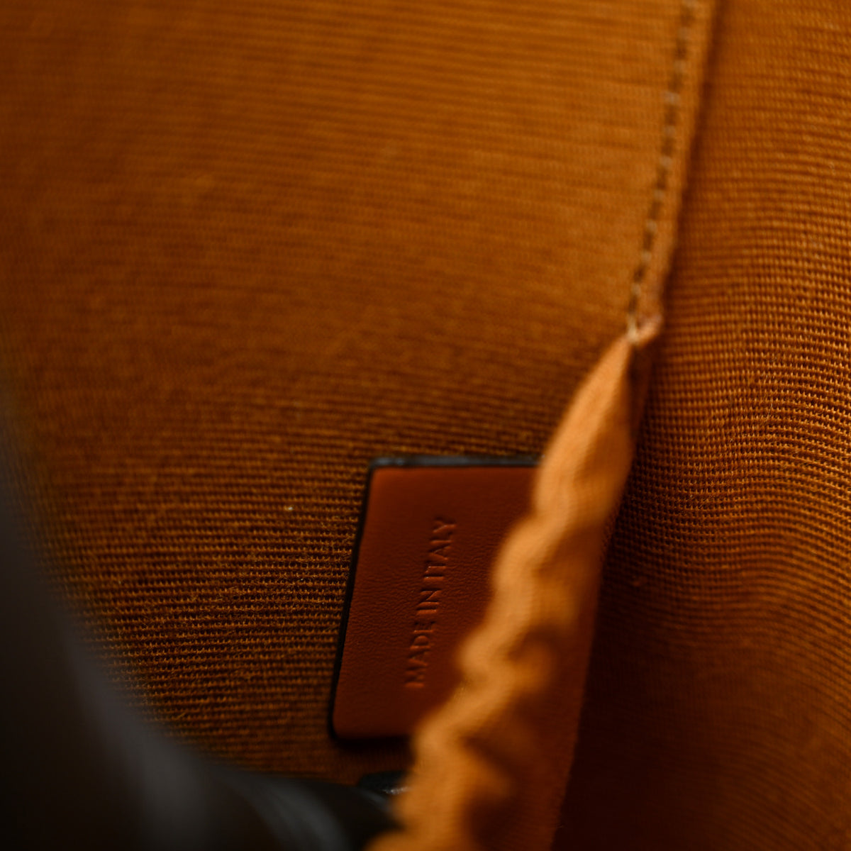 Triomphe Canvas Calfskin Square Vanity Case Tan
