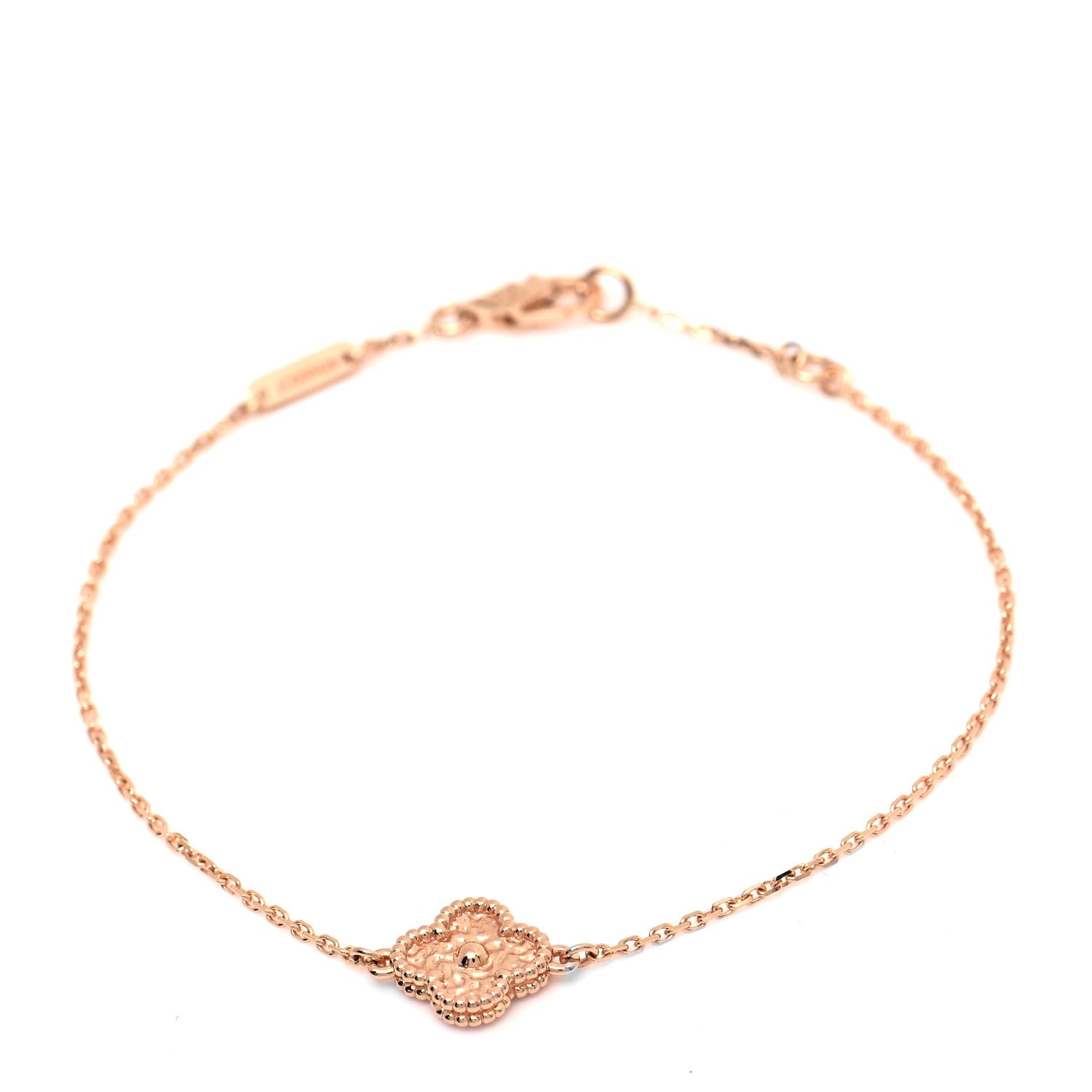 Van Cleef & Arpels 18K Rose Gold Sweet Alhambra Bracelet 1 of 7