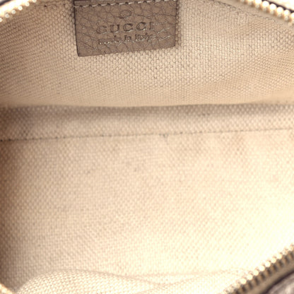Gucci Metallic Pebbled Calfskin Small Soho Disco Bag Golden Beige 5 of 9