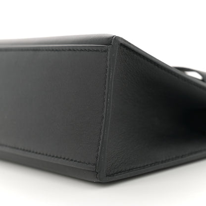 Hermes Swift Kelly Pochette Clutch Black 10 of 11