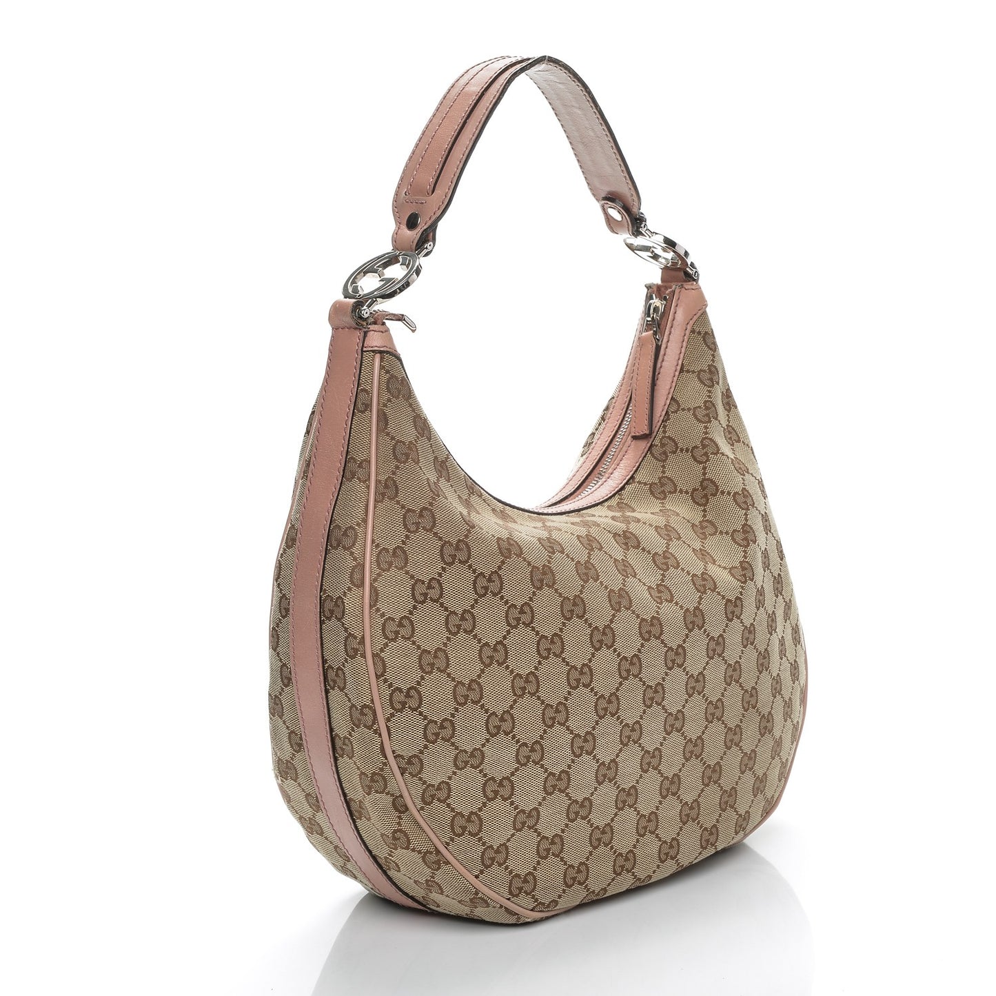Monogram Medium GG Twins Hobo Pink
