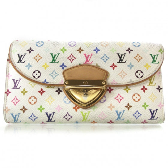 Louis Vuitton Monogram Multicolor Eugenie Wallet White 1 of 8