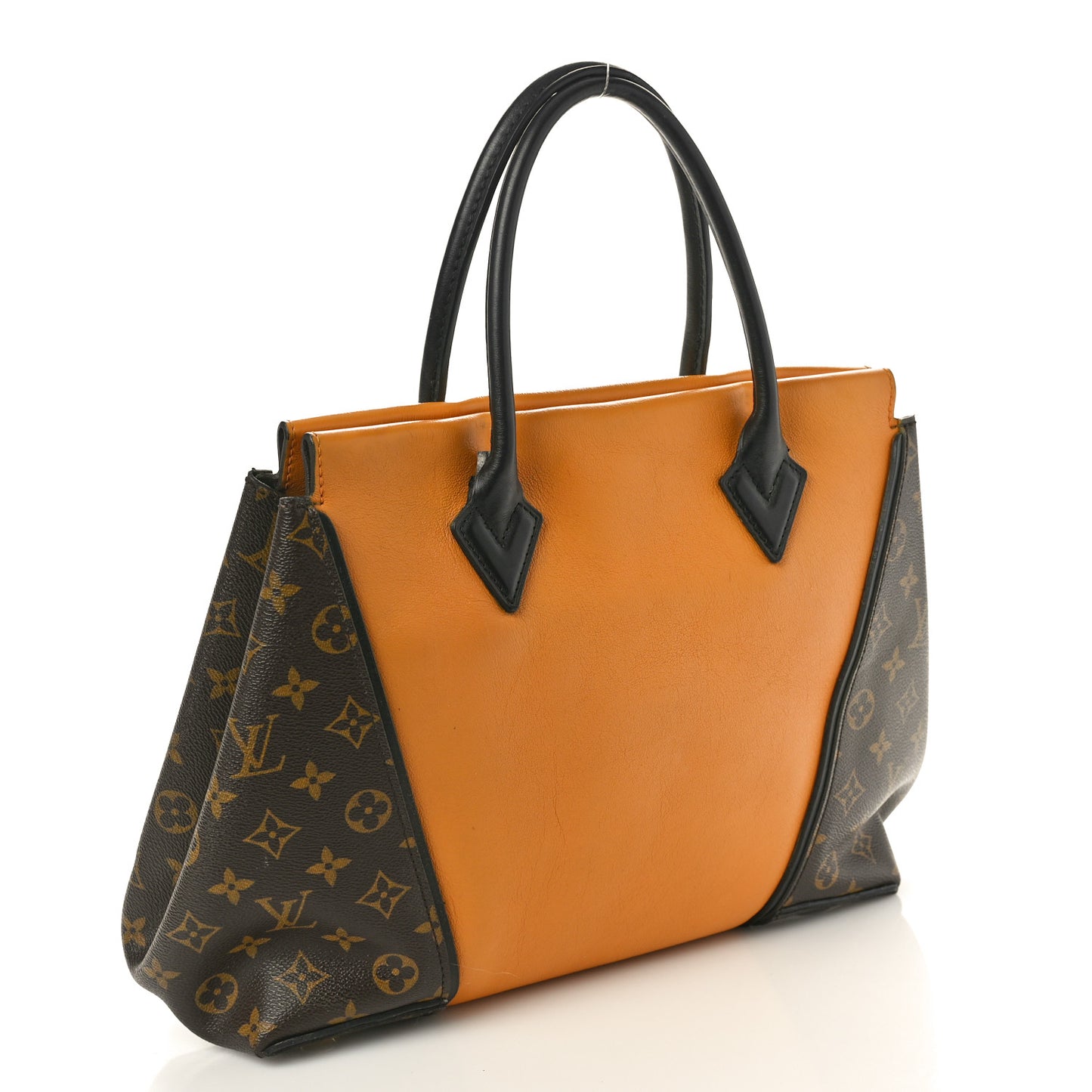 Monogram Cuir Orfevre Tote W PM Safran
