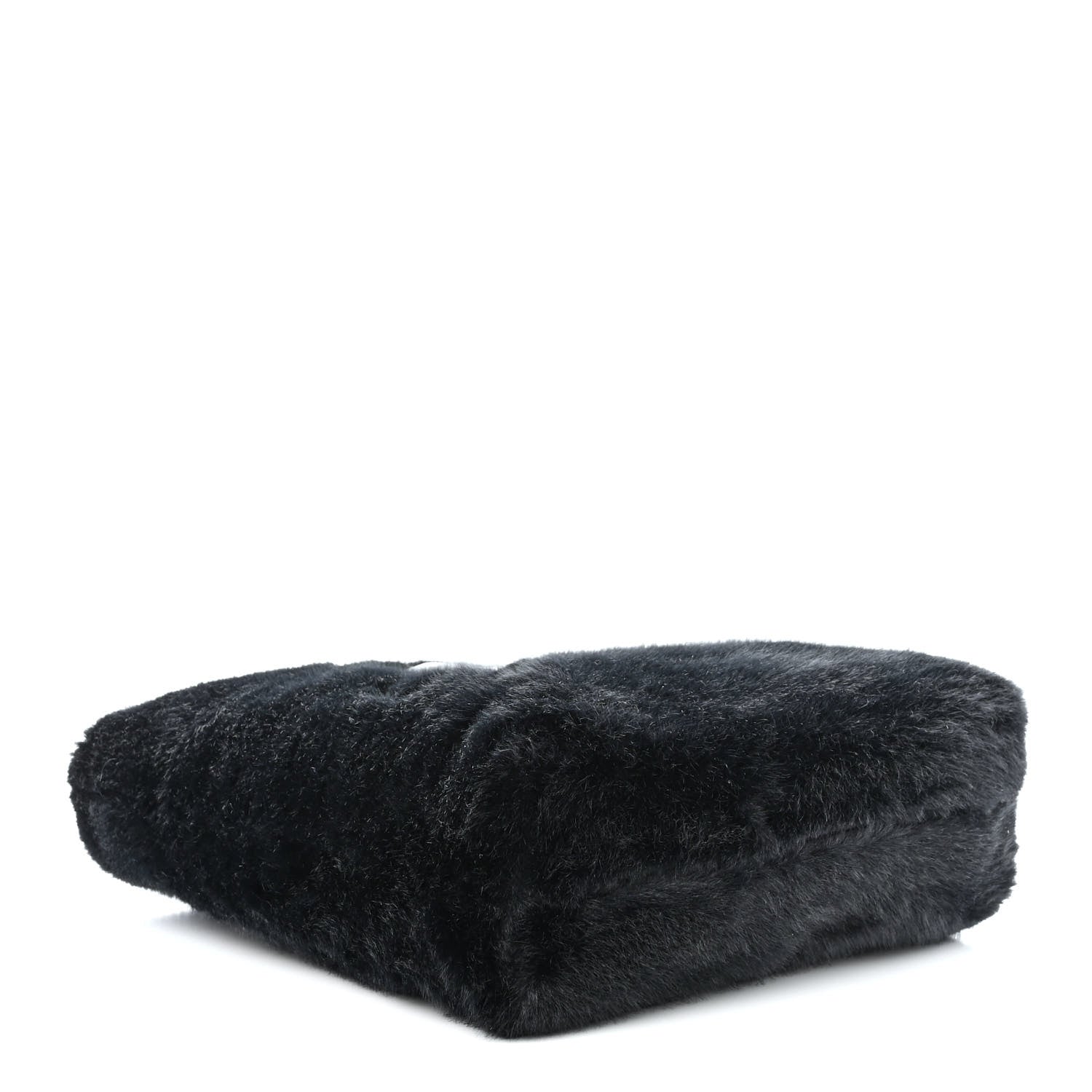 Givenchy Faux Fur Duo Shopper Tote Black White 4 of 10