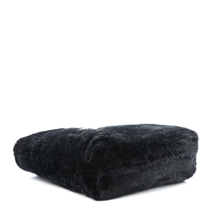 Givenchy Faux Fur Duo Shopper Tote Black White 4 of 10