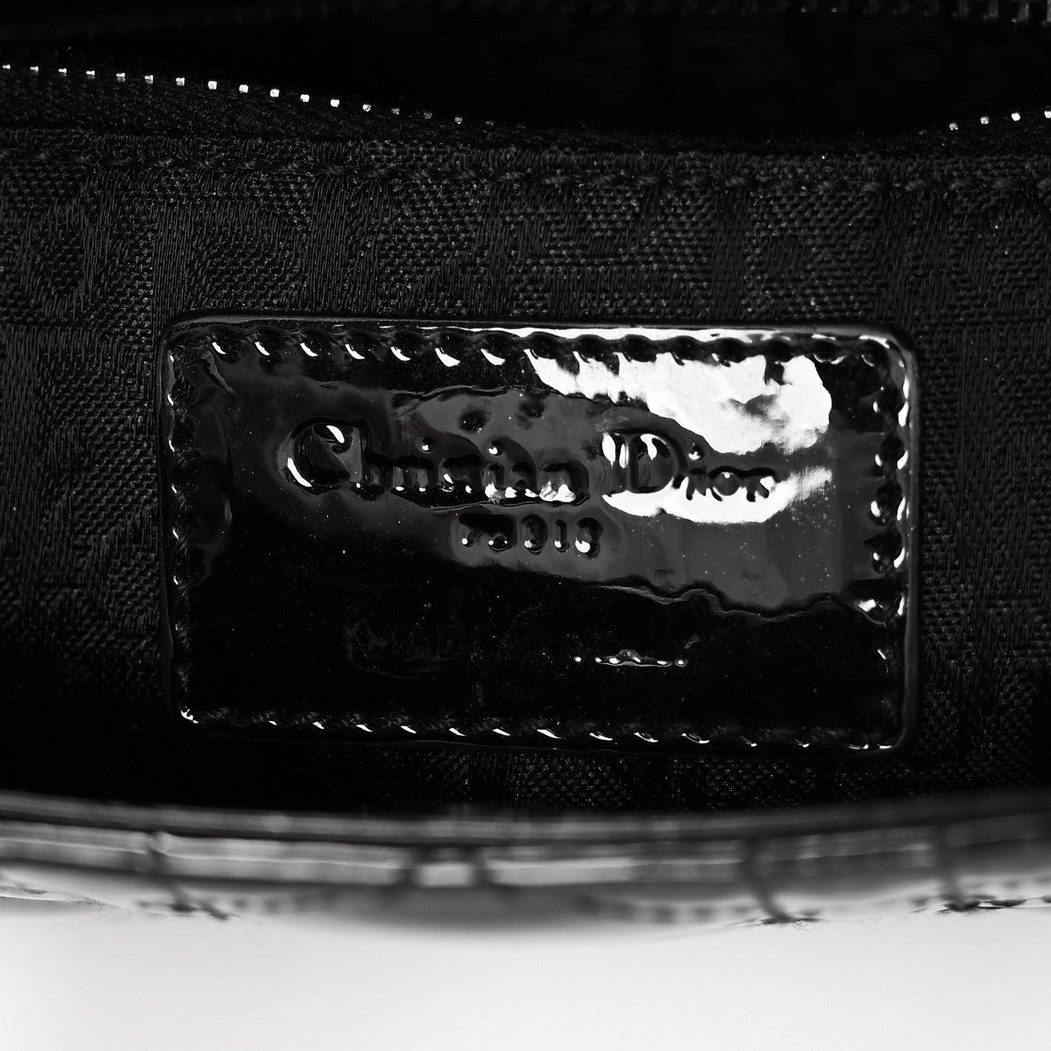 Christian Dior Patent Cannage Mini Lady Dior Black 6 of 10