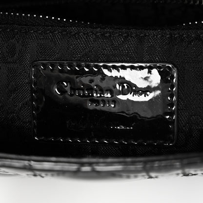 Christian Dior Patent Cannage Mini Lady Dior Black 6 of 10