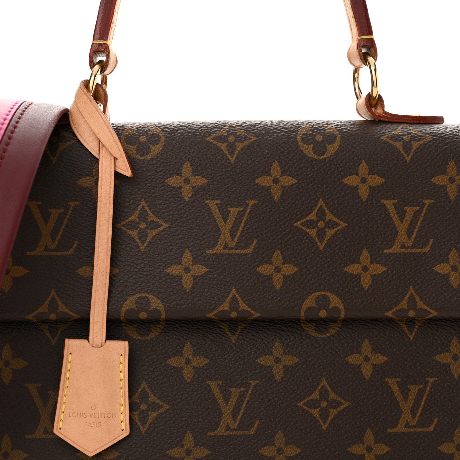 Louis Vuitton Monogram Cluny BB Bordeaux Fuchsia 7 of 13