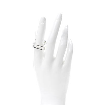 Tiffany Sterling Silver 1837 Square Ring 54 7 2 of 6