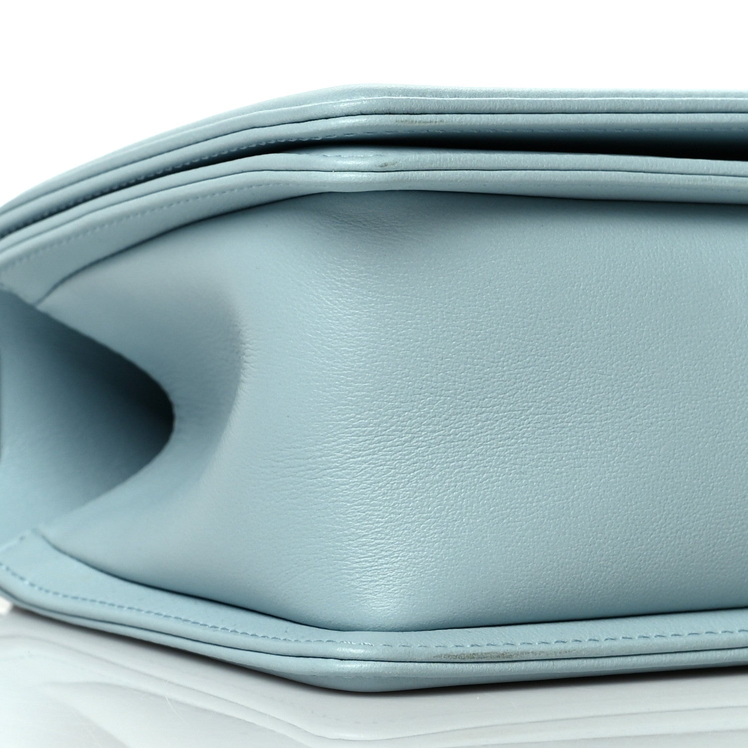Chanel Lambskin Quilted Medium Boy Flap Light Blue 5 of 10