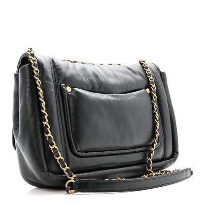 Chanel Lambskin Medium Simply Flap Black 3 of 15