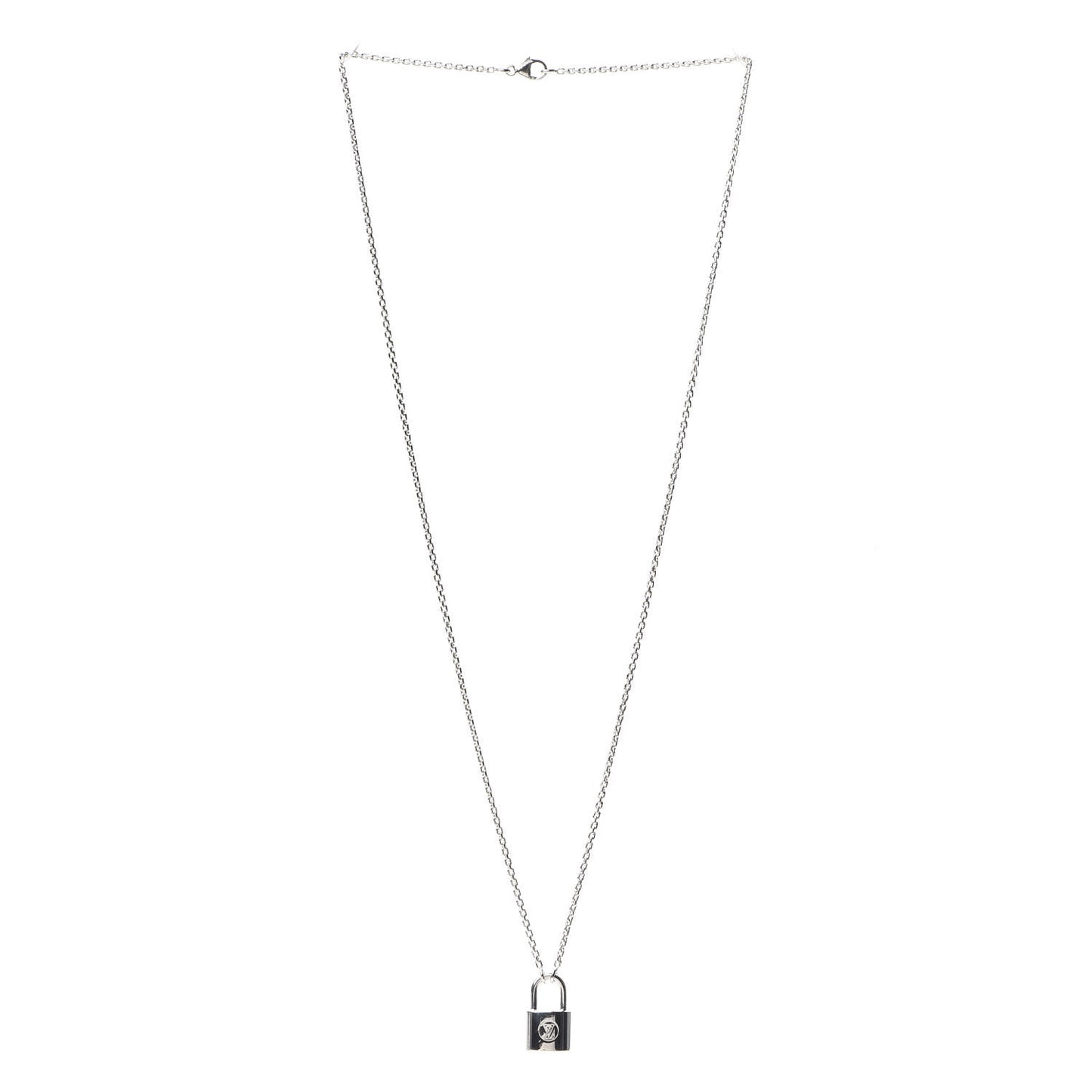 Sterling Silver Lockit Necklace