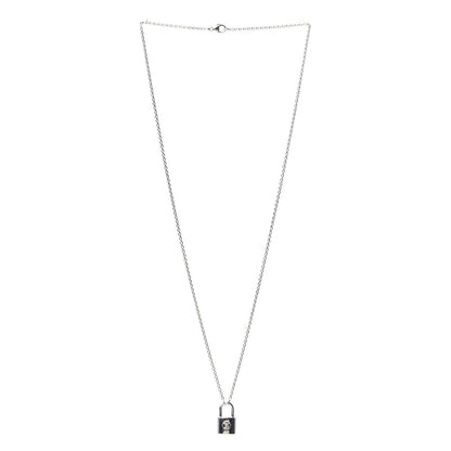 Louis Vuitton Sterling Silver Lockit Necklace 2 of 5