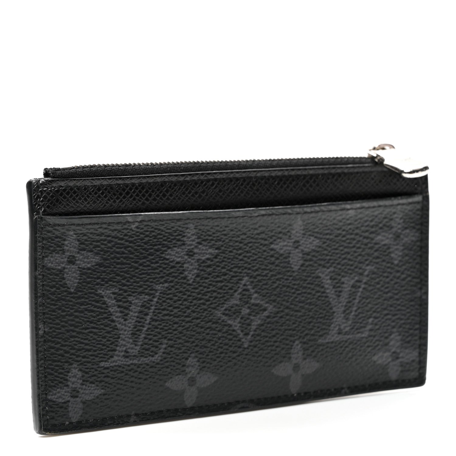 Louis Vuitton Monogram Eclipse Taiga Coin Card Holder 3 of 6