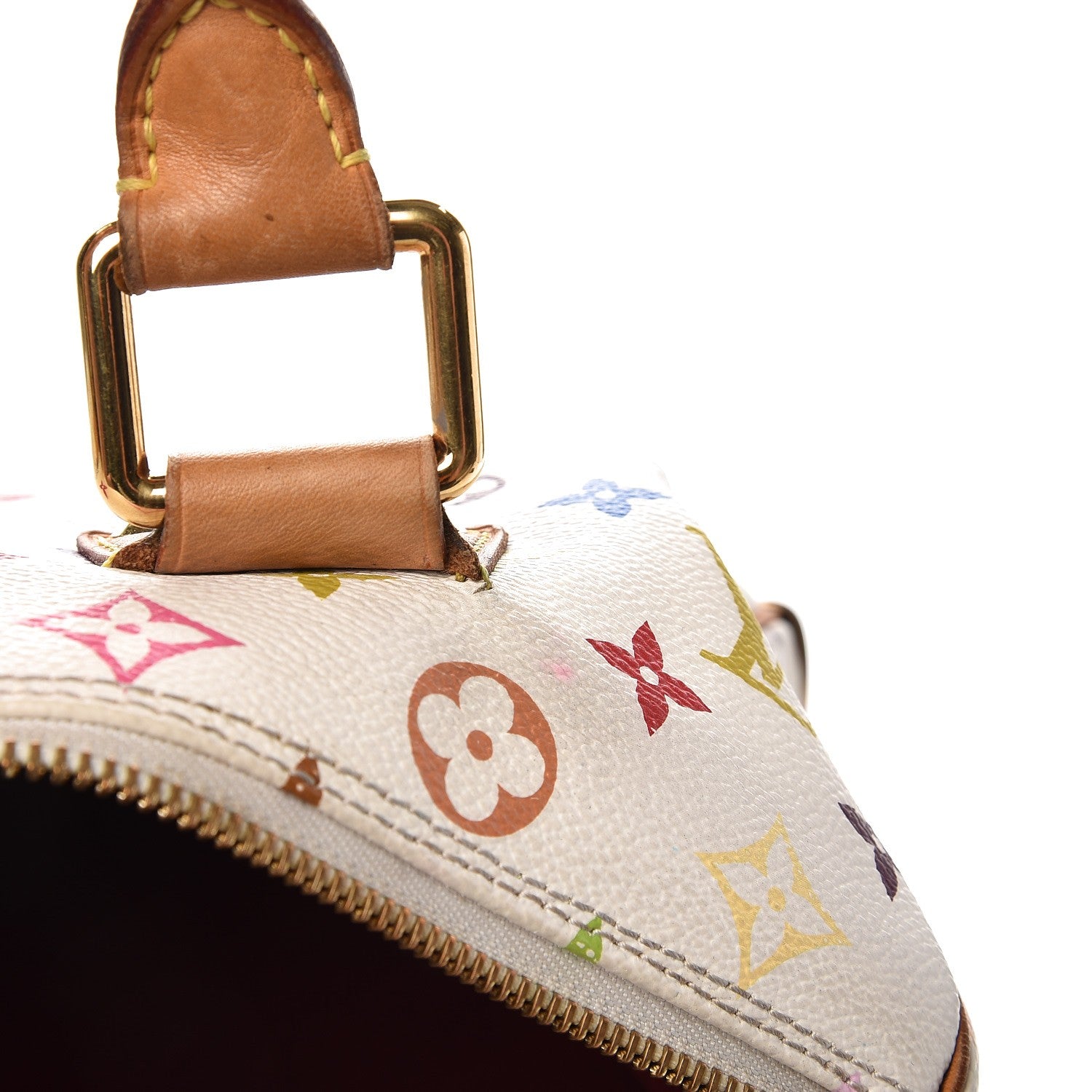 Louis Vuitton Monogram Multicolor Speedy 30 White 7 of 9