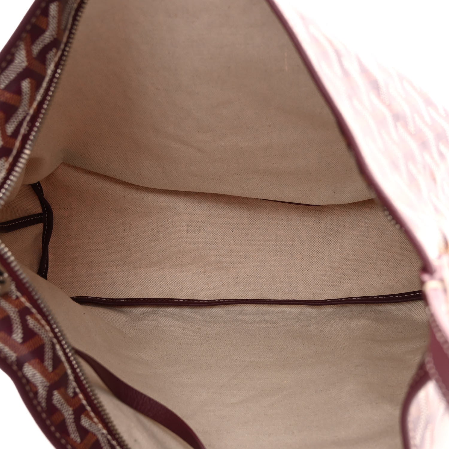 Goyard Goyardine Boheme Hobo Burgundy 6 of 10