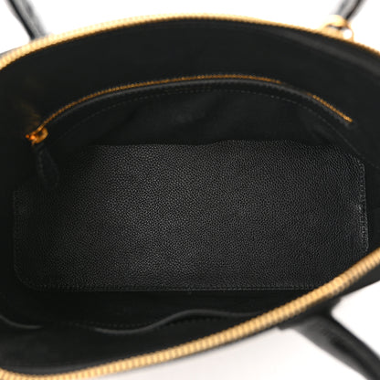 Balenciaga Signature Grained Calfskin Logo S Ville Top Handle Bag Black 5 of 11