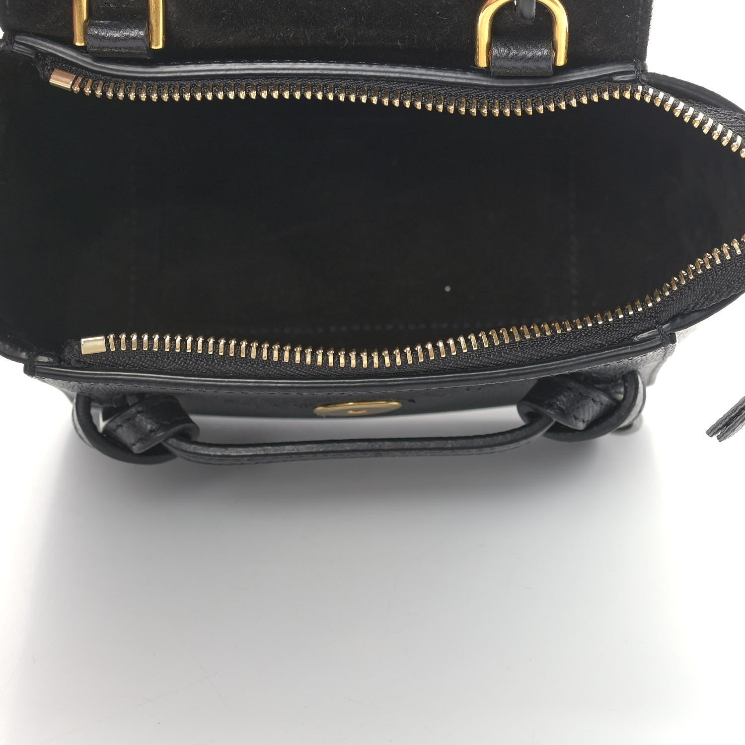 Celine Grained Calfskin Pico Belt Bag Black 5 of 12