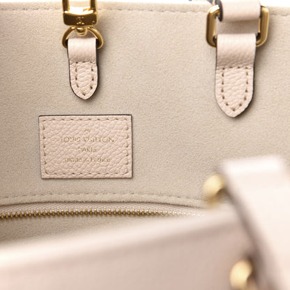 Louis Vuitton Empreinte Monogram Giant By The Pool Onthego MM Cream Saffron 7 of 11