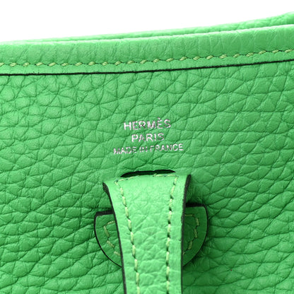 Hermes Taurillon Clemence Amazone Evelyne TPM Vert Comics Vert Fizz 6 of 11