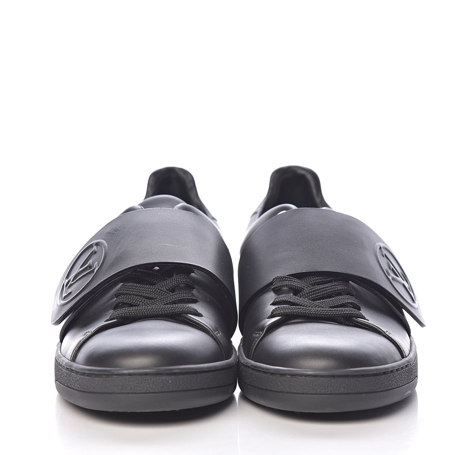 Calfskin Frontrow Sneakers 38 Black