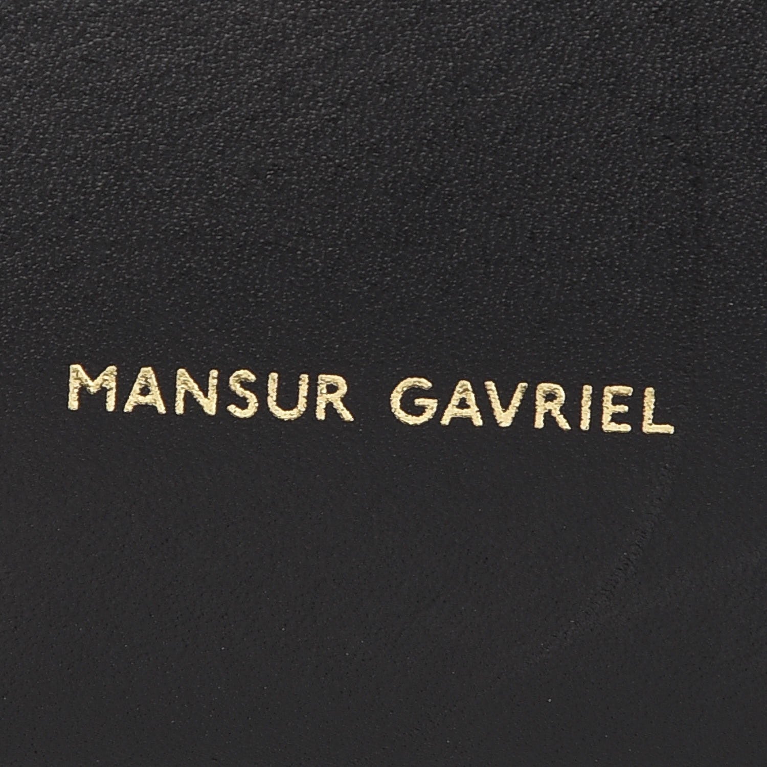 Mansur Gavriel Calfskin Mini Bucket Bag Black Royal 6 of 9