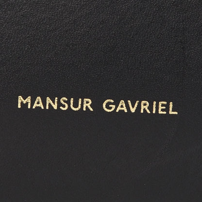 Mansur Gavriel Calfskin Mini Bucket Bag Black Royal 6 of 9