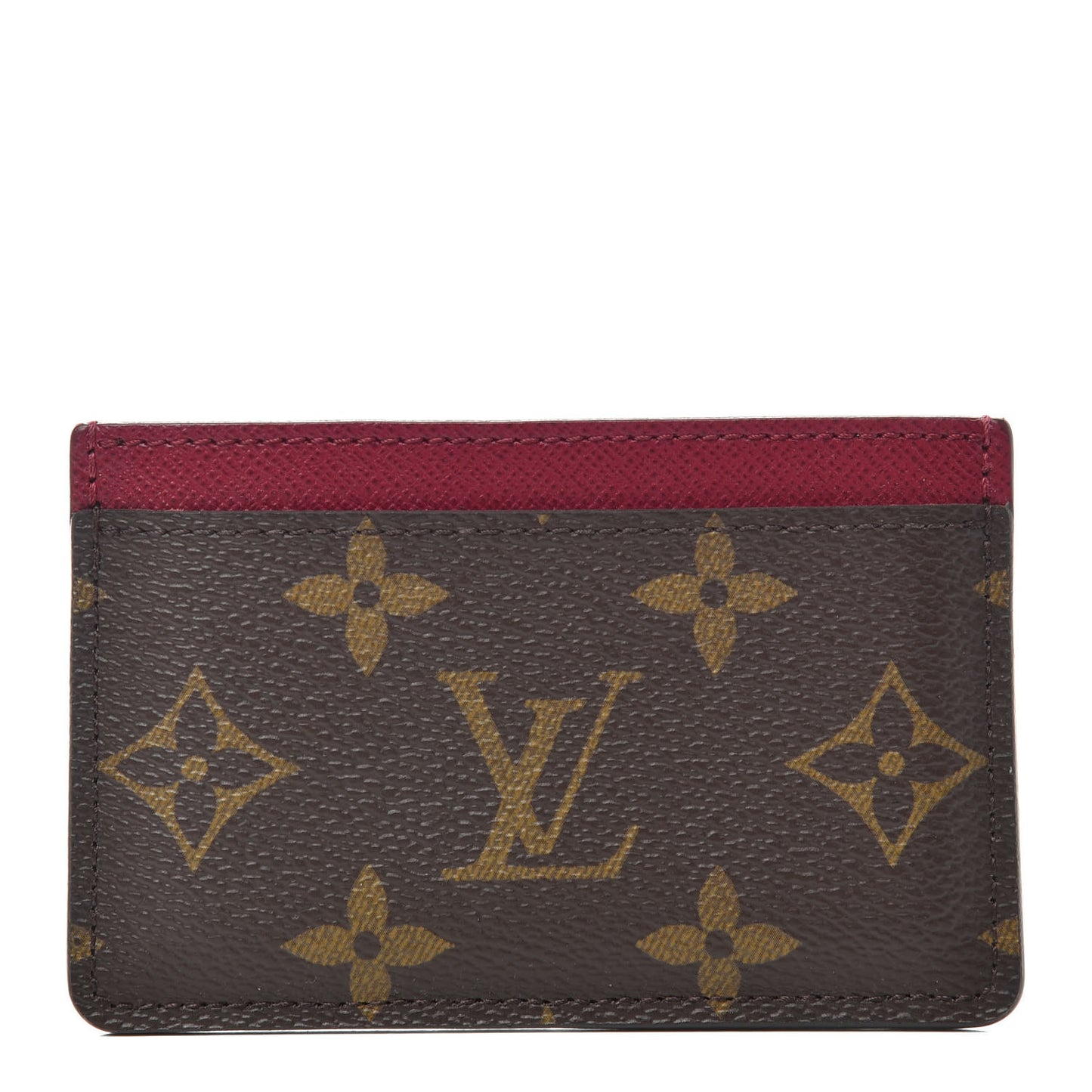 Monogram Card Holder Fuchsia