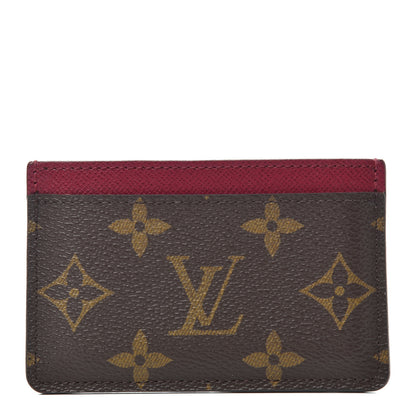 Louis Vuitton Monogram Card Holder Fuchsia 1 of 5