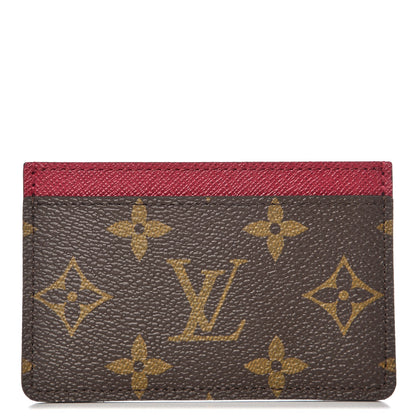Louis Vuitton Monogram Card Holder Fuchsia 1 of 6