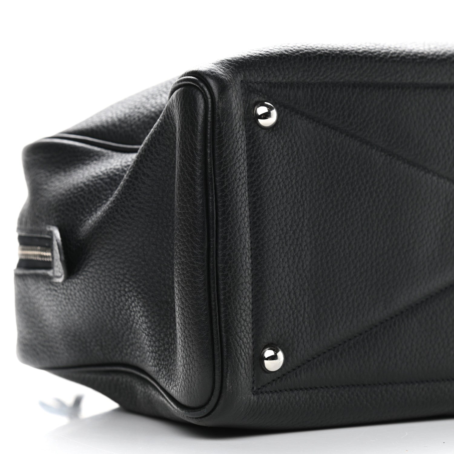 Hermes Taurillon Clemence Victoria II 35 Black 8 of 10