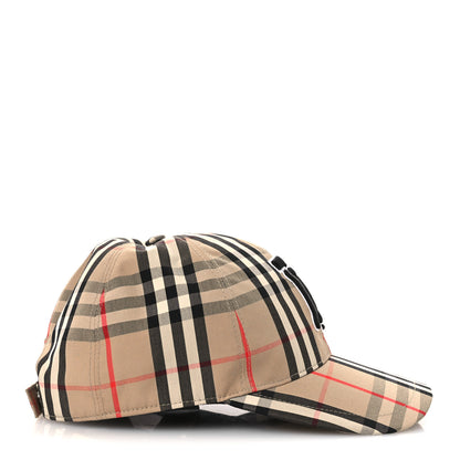 Burberry Cotton Vintage Check Monogram Baseball Hat S Archive Beige 5 of 8